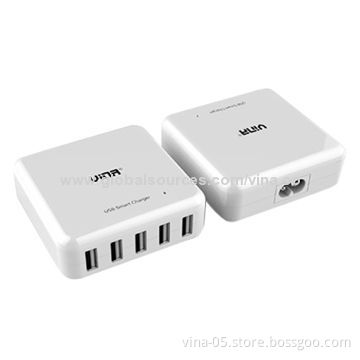 Desktop 5-port Charger with 2.5V, 2.1A, OEM Orders Welcomed